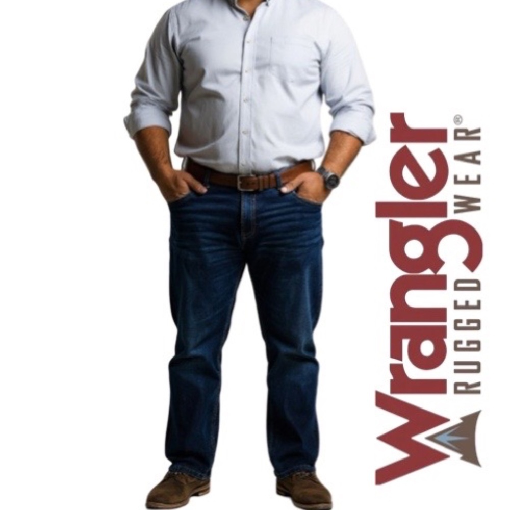 WRANGLER JEANS - 32" waist - 25” long - Picture 3 of 13
